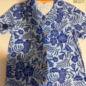 Panama Jack Kids Blue and Orange Shirt
